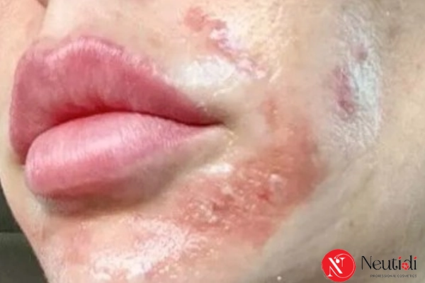 Tác dụng phụ khi dùng BHA trị sợi bã nhờn