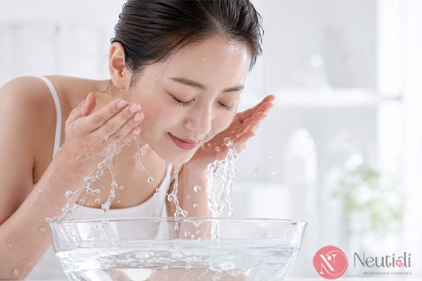 Làm sạch da là bước đầu giúp gom cồi dễ hơn