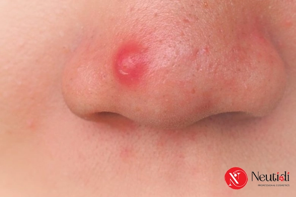 Có nên nặn mụn trứng cá không? Loại nào có thể nặn? 4 Tuyệt đối không nên tự nặn mụn mủ, mụn nang sâu