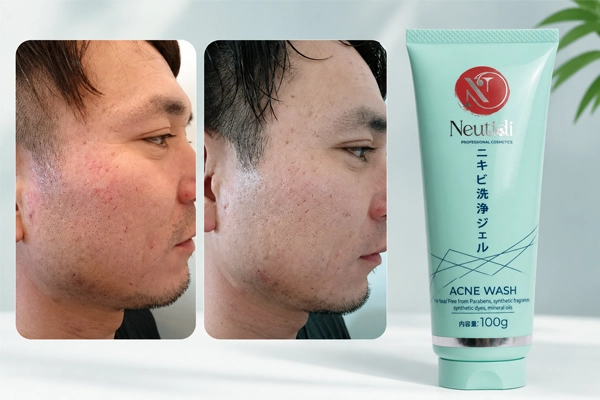 Top 6 sữa rửa mặt tẩy tế bào chết cho nam nên thử nếu da dễ bít tắc 3 Sữa rửa mặt Neutidi hỗ trợ giảm tế bào chết