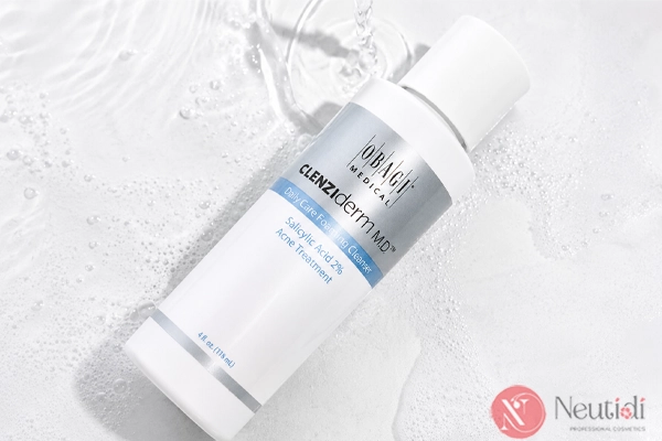 Top 11 sữa rửa mặt trị mụn ẩn được đánh giá cao 2026 10 Obagi CLENZIderm 2% Salicylic Acid - srm hỗ trợ giảm mụn ẩn