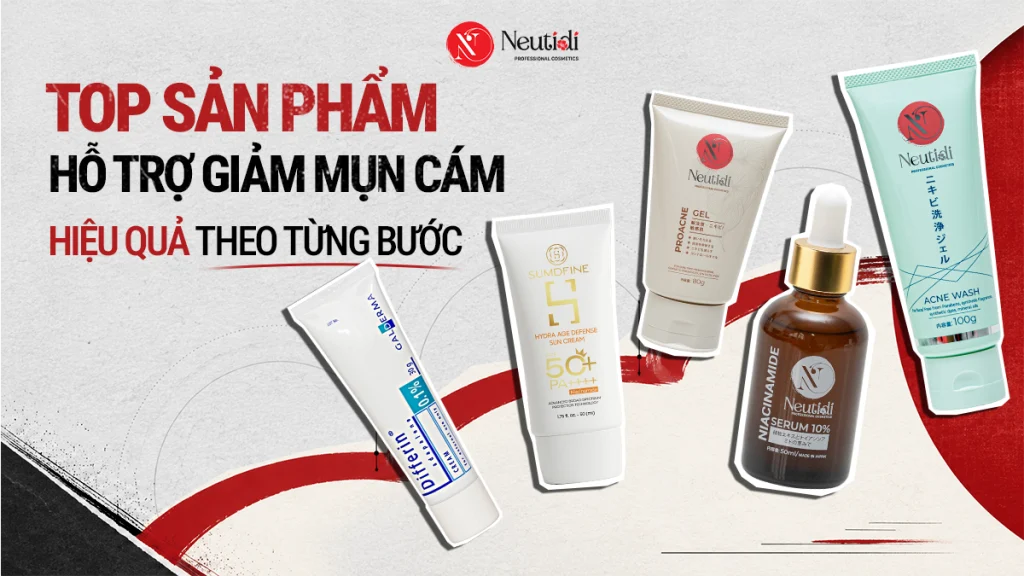 Sản phẩm trị mụn cám hiệu quả