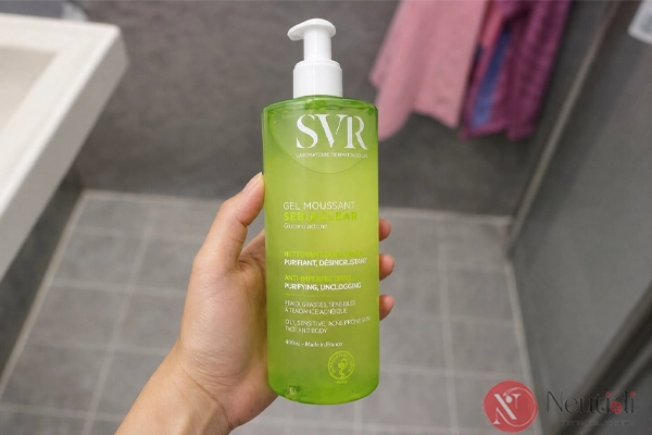 SVR Sebiaclear Gel Moussant - sữa rửa mặt giảm mụn dậy thì