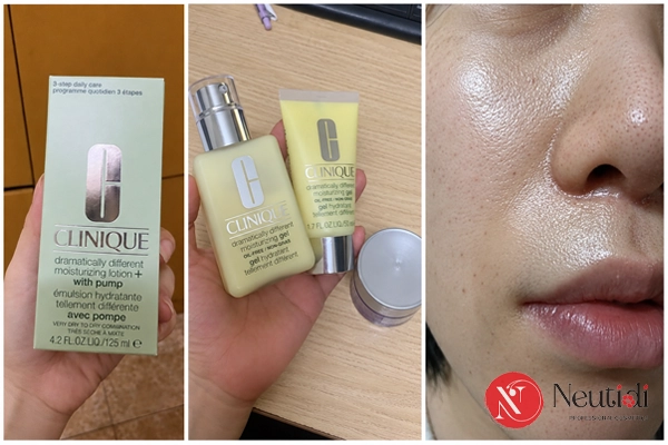 Kem dưỡng ẩm Clinique Dramatically Different Moisturizing Gel phù hợp cho da hỗn hợp thiên dầu