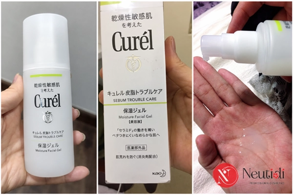 Gel dưỡng Curél Sebum Trouble Care Moisture cho da hỗn hợp thiên dầu