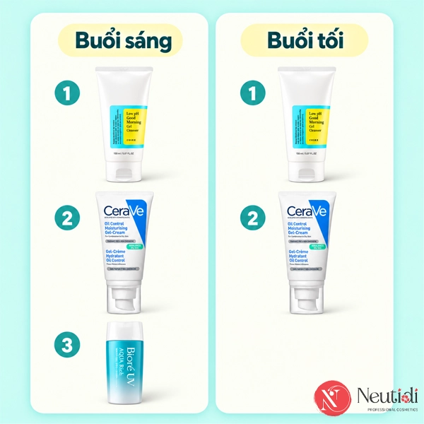TOP 7 bộ skincare cho da dầu mụn giúp sạch da, bớt dầu thừa hiệu quả 5 Combo skincare tiết kiệm cho da dầu mụn