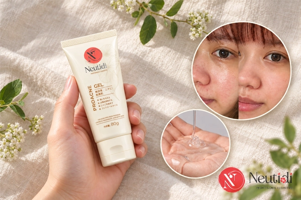 Review neutidi proacne gel dưỡng ẩm cho da hỗn hợp thiên dầu