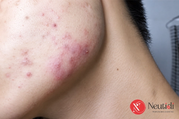 7 Nguyên nhân gây nổi mụn ở quai hàm & Cách xử lý hiệu quả 2 Hình ảnh mụn ở quai hàm